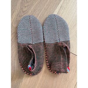 NEW Bombas Gripper Slippers Women Medium Knit Non-Slip MERINO WOOL LINED